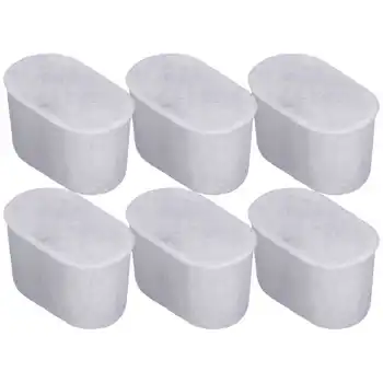 コーヒーマシン,水フィルター,活性炭,コーヒーメーカー用フィルター,6ユニット