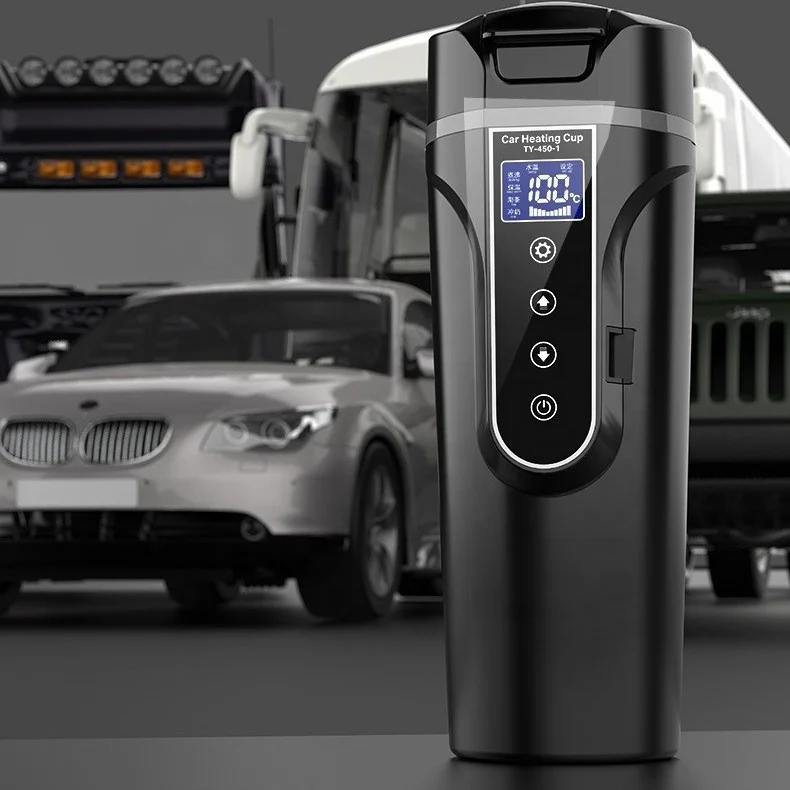 غلاية كهربائية للسيارة 12 فولت، كوب تسخين 24 فولت للسيارة