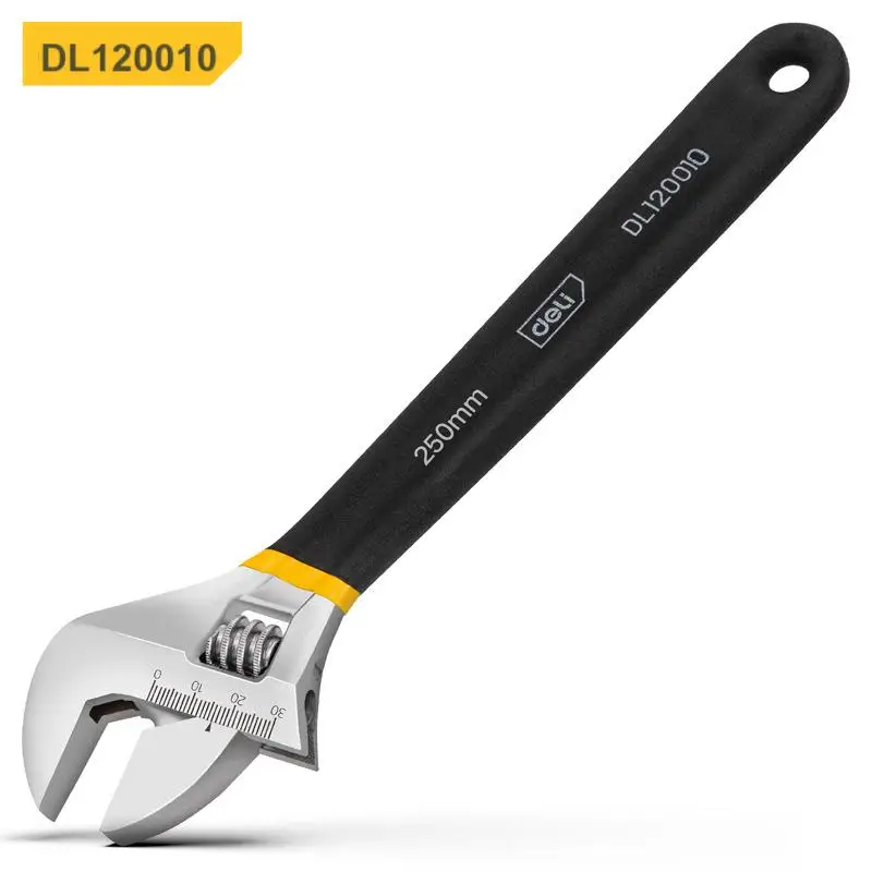 6/8/10/12 Zoll Universalschlüssel – verstellbarer Schraubenschlüssel mit rutschfestem Gummigriff für Autoreparatur, Sanitär und industrielle Wartung – Detail 9