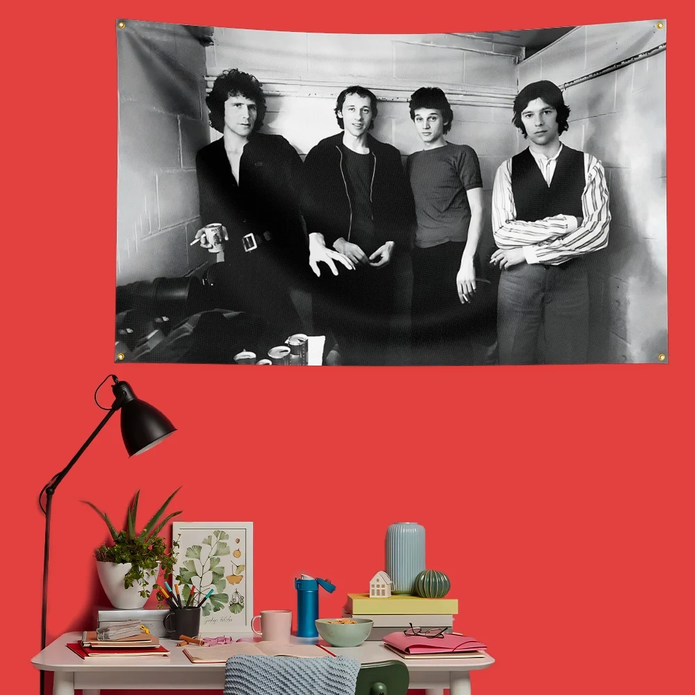 Dire Straits Rock Flag 3x5 FT 90x150cm Polyester Decorative Banner Tapestry For Music Fans Bedroom Wall Decoration