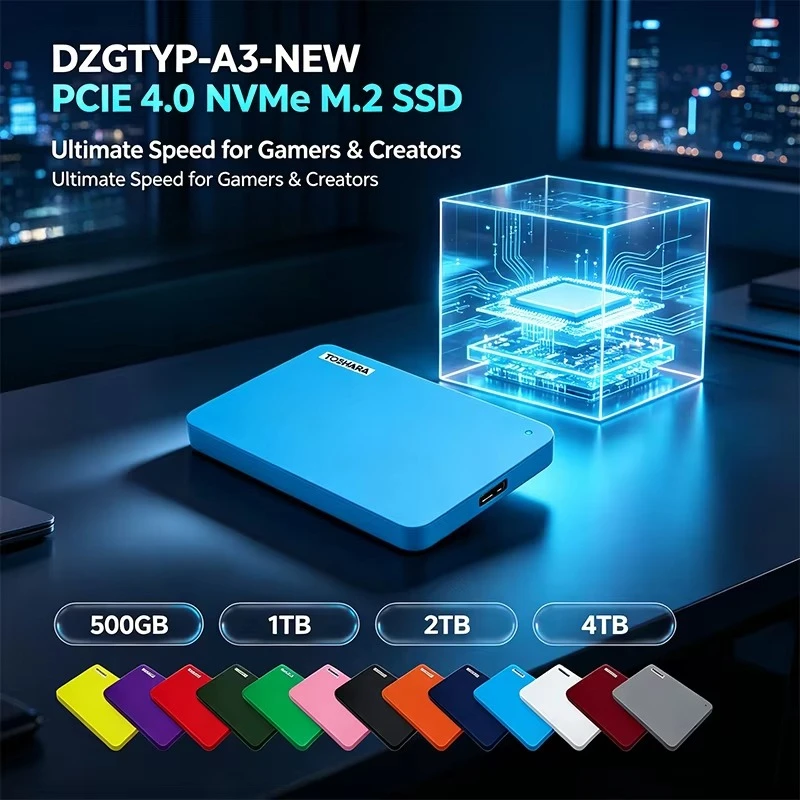[ブランド名]-新品オリジナル-a3-パープル-ブルー-グレー-ポータブル外付けhdd-usb30-高速ストレージ-500gb-4tb-ブラック-pc-ノートpc-mac対応