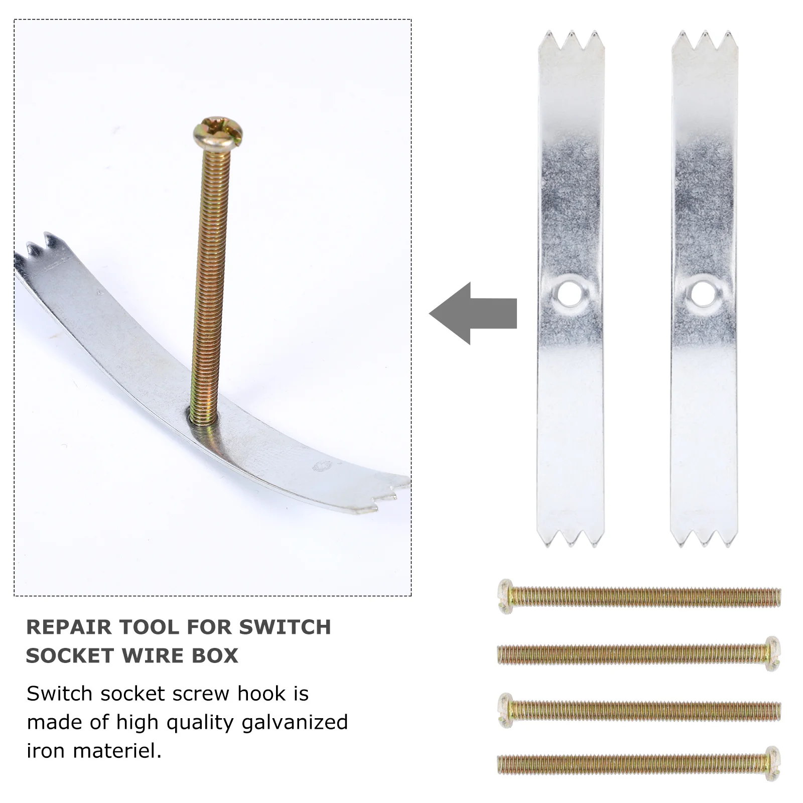 

20pcs Socket Repair Tool For 86 Type Fixing Device Electrical Outlet Support Rod Cassette Mount Kit Plug Fixer Junction