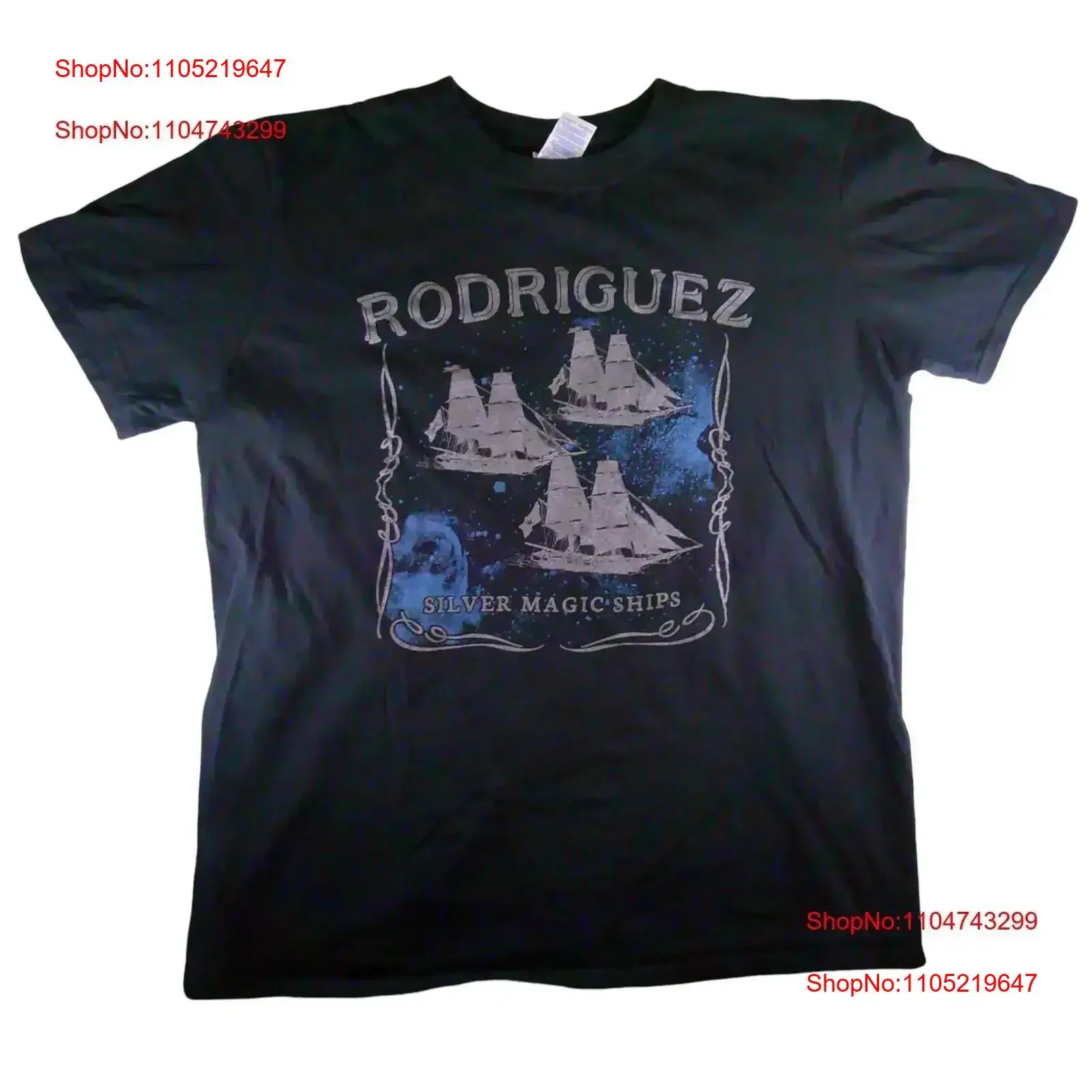 Sixto Rodriguez Silver Magic Ships T Shirt 2016 Large vintage Washed graphic Soft Comfortable Breathable Casual fashion Unisex