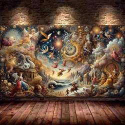 DIY Diamond Painting fairy tales, Russian motifs, cosmos, universe,Mystic myth Full Round Diamond Embroidery Sale For Home Decor