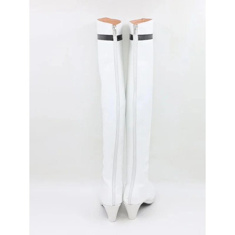 هازبين لوت شعر مستعار الملاك تأثيري حلي أحذية فندق القتال أحذية هالوين كرنفال حفلة تنكرية أبيض اللون أنيمي تأثيري الدعائم