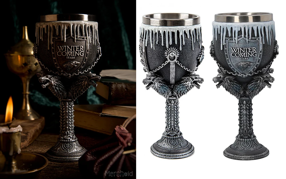 Calice Gothique Chat Noir Mystique – Verre à Boire 20 Cm Avec Doublure Inox – Design Sorcière Pentagramme, Idéal Collectionneurs & Cadeaux Occultes