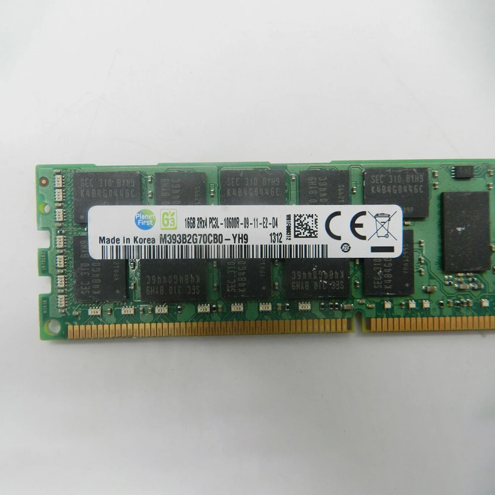 

1 Pcs For Samsung RAM M393B2G70CB0-YH9 16G 16GB 2RX4 DDR3L 1333 REG Server Memory Fast Ship High Quality