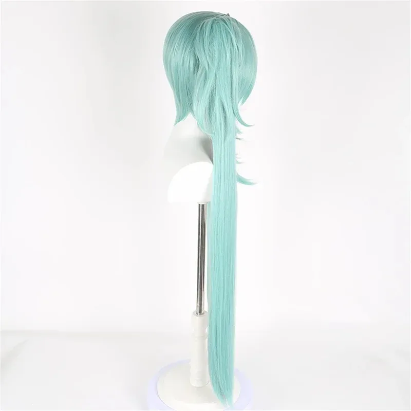 ليتل الراكون ميكوميكو الأشرار أنيمي شعر مستعار تأثيري 40 بوصة مزدوجة ذيل حصان الاصطناعية طويل شعر مستعار مستقيم كوميك كون كوزر شعر مستعار