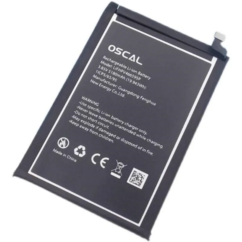 YCOOLY for Blackview oscal C80 battery 5180mAh in stock new production date for Blackview LiFHPV466595P battery