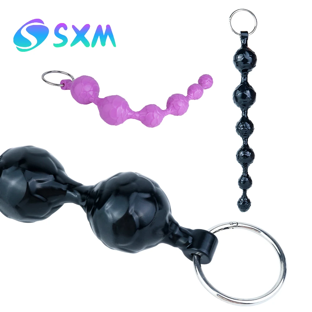 SXM سحب الخرز تدليك البروستاتا G-بقعة تحفيز المكونات الشرج سدادة المؤخرة الاستمناء المثيرة اللعوب الجنس لعب للرجال النساء 18 + #1