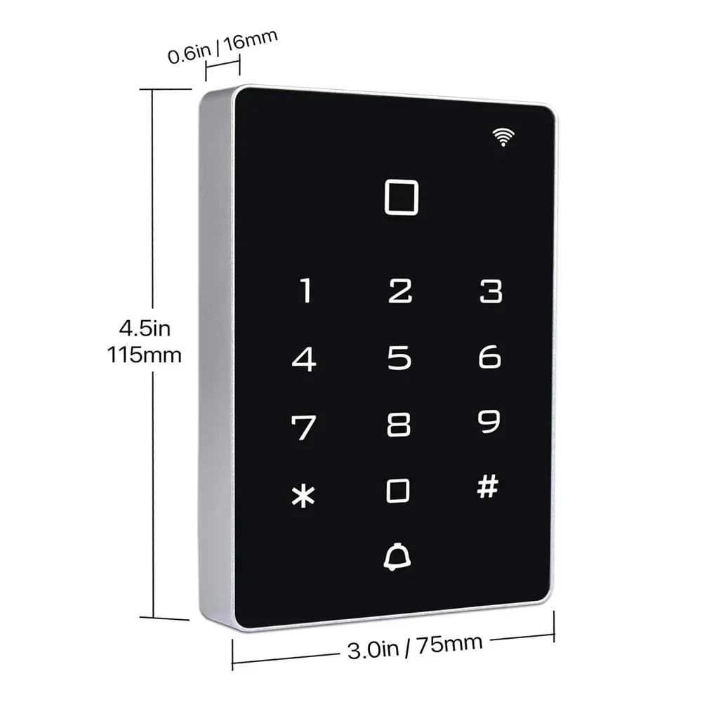 Picture 5: Tuya App Access Control IP68 Waterproof Rfid Keypad Wireless WiFi  Access Controller Keyboard WG26/34 Password Unlock