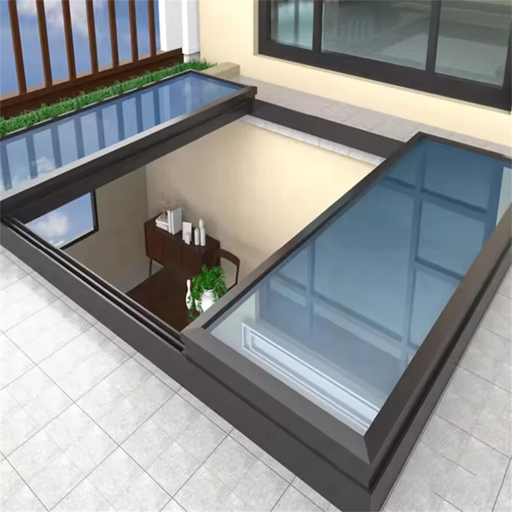Thermal Break Structure Top-opening Roof Window Smart Roof Skylight Remote Control Skylight