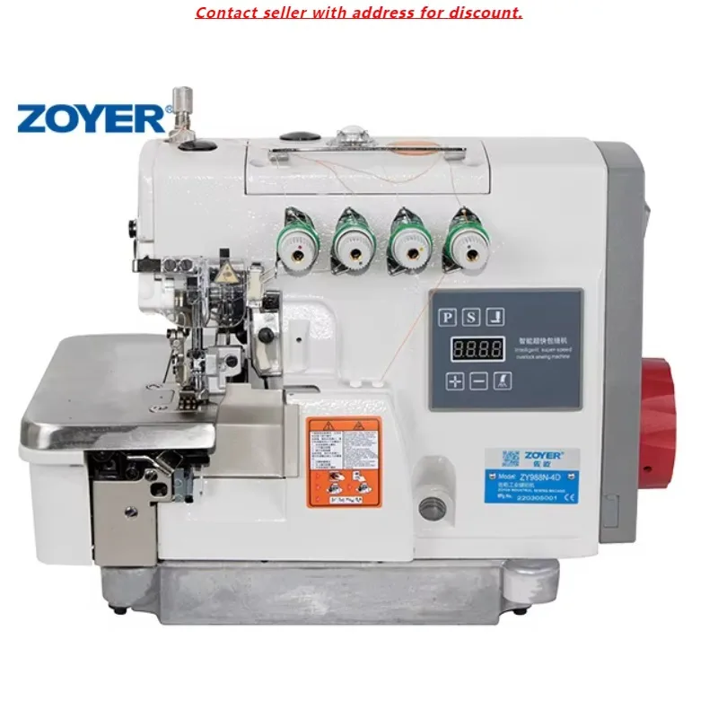 

ZY988N-4D Zoyer Industrial EX Overlock Sewing Machine 4thread Direct Drive Sewing Machine And Overlock