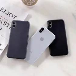 0.3mm Ultra Thin Matte case For iphone 11 12 13 14 Pro MAX Plastic Cover Case for iphone X Xr Xs Max 6 6s 7 8 Plus Fashion Case
