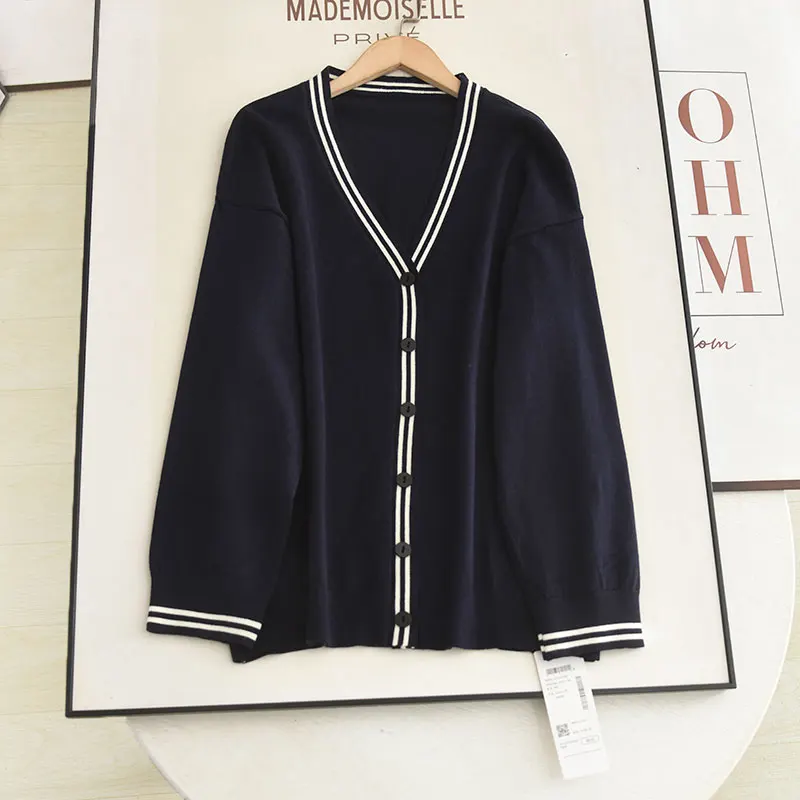 ゆったりとしたニットのVネックセーターベストとドクター風ツーピースセット、エレガントな秋のファション、レディースセットインセーター、アウターウェア