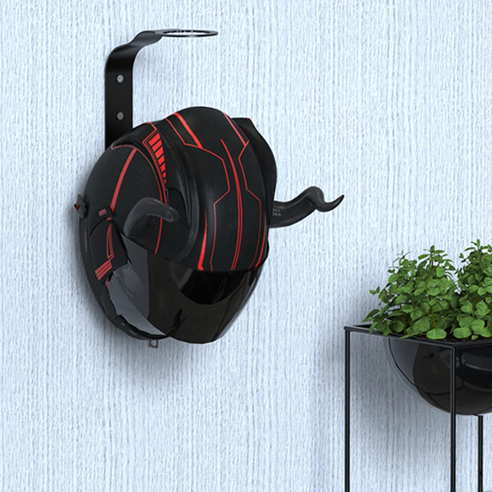 

Motorcycle Helmet Holder Wall Mount Helmet Hanger Helmet Display Hanger for Motorcycle Bike Baseball Football Helmet