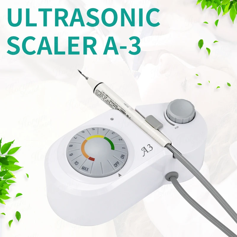 

A3 LED Ultrasonic Dental Scaler Oral Cleaning Dental Calculus Smoke Stains Scaler Teeth Perio Scaling With Handpiece Tip