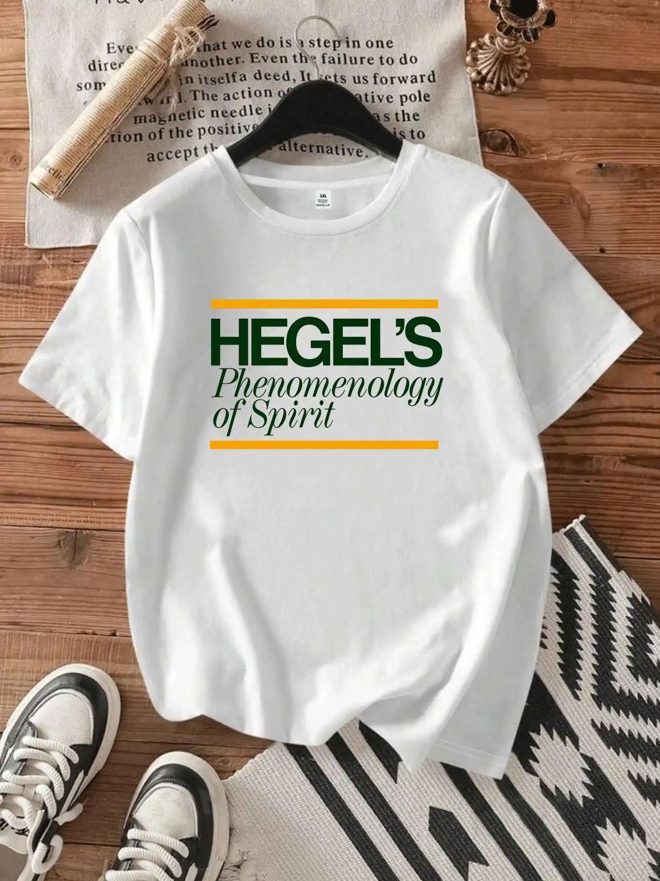 

【10114802】 Женская футболка больших размеров с круглым вырезом и короткими рукавами, эластичными половинными рукавами и модными принтами