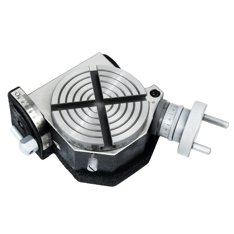 Mini Tilt Indexing Disc Small Lathe Drilling Machine Angle Processing Rotary Indexing Rotary Table Vertical and Vertical
