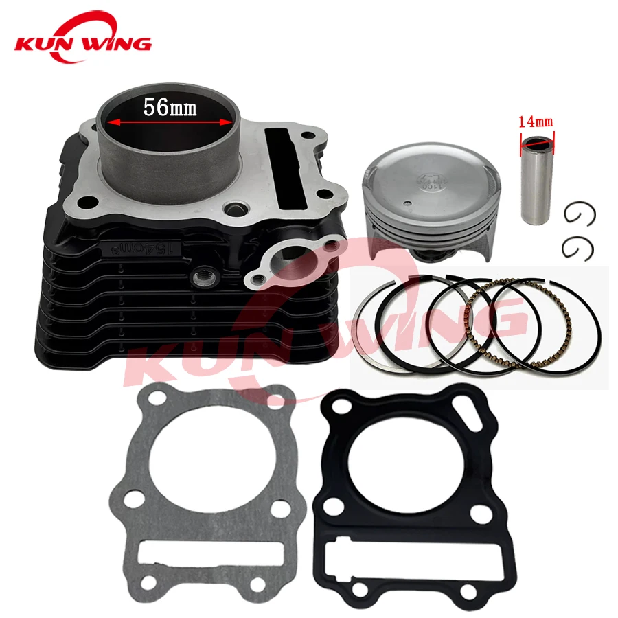 

56MM Bore Cylinder Piston Kit for Suzuki GSX150 GIXXER 150 Gixxer SF 155cc 11210-34J00-0F0 2014-2021