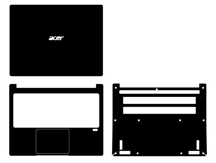 Предварительно вырезанная 1xTop + 1xPalmrest + 1xBottom кожаная наклейка для Acer Swift 3 SF313-52 SH16-41 S16-72 SH15-51 SFG14-73