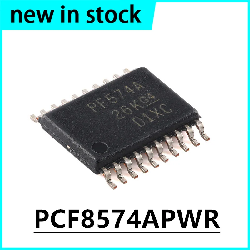 5PCS New PCF8574APWR Silk Screen PF574A TSSOP-20 8-bit I/O Extender Chip in Stock