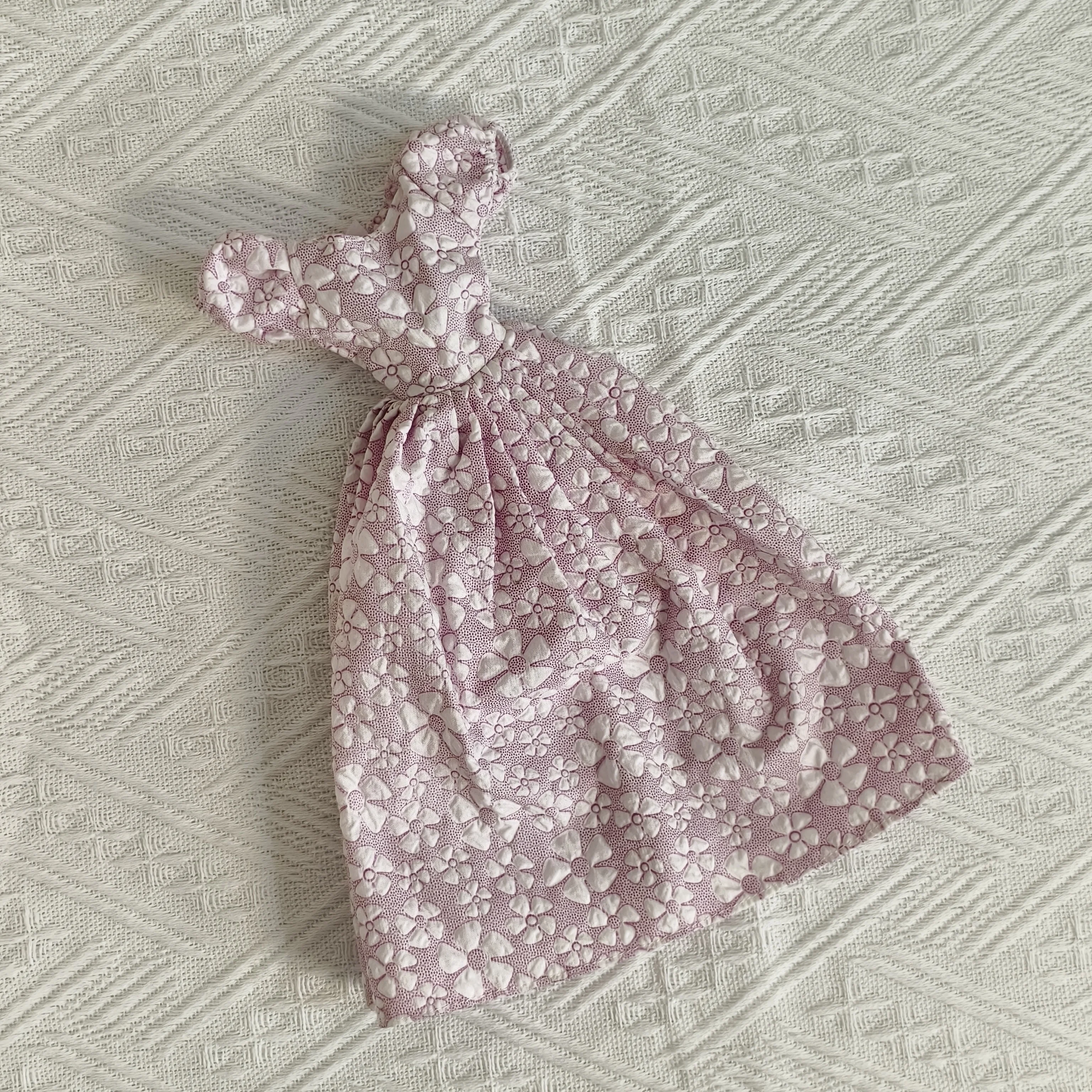 Sweet French Floral Dress Temperament Gentle Evening Gowns For 1/6 FR Supermodel Doll Dress Up 30cm Doll Clothes Accessories