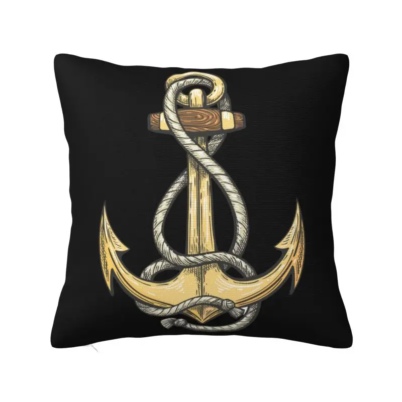 Custom Nautical Square Pillow Cover Decoration Sailor Adventure Cushions Throw Pillow for Living Room Double-sided Printing