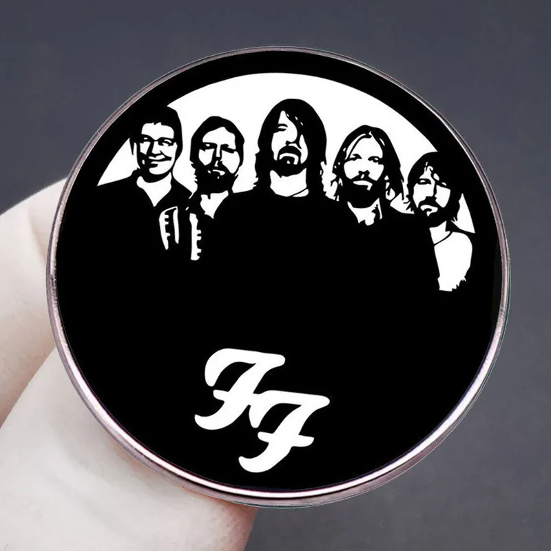 Music Brooch Series  Fashion Element Individuality Metal Badge Clothing Knapsack Decorate Enamel Pin Present Schoolmate Gift
