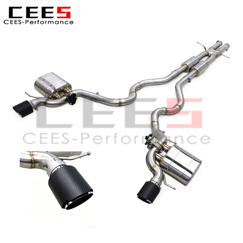 CEES Valved Exhaust System Land Rover Range Rover V6 3.0T 2013-2022 Stainless Steel Muffler Valve Control Catback