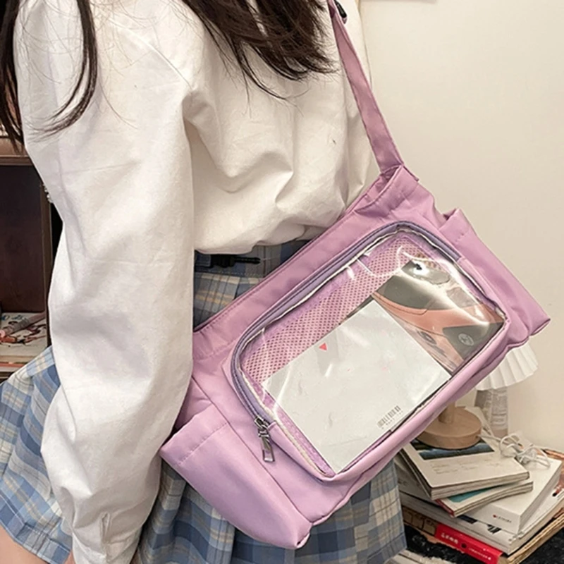 Сумка через плечо Harajuku Itabag Студенческая школьная сумка Большая вместительная сумка-мессенджер