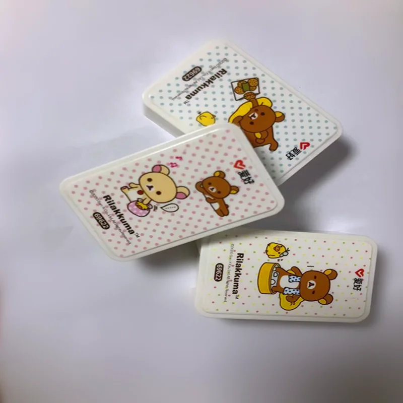 3Pcs AIHAO 69622 Rilakkuma Cartoon Durable Double Hole Pencil Sharpener Multifunctional For Pimary School Students