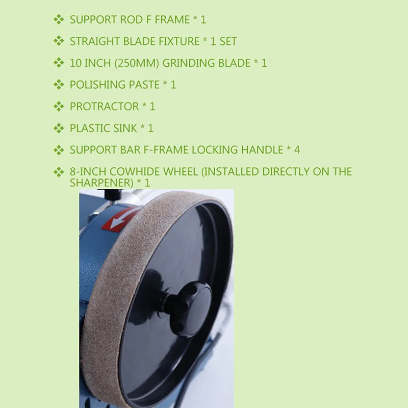 Corundum Whetstone Sharpener Machine For Industrial Butting Blades Polishing Machine Desktop Grinding Machine