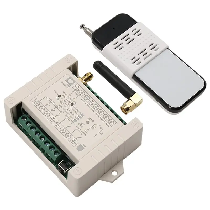 Controlador FEDI para Motor, Luz de Reversa, Bomba de Agua y Otros Equipos - Interruptor de Control Remoto Inalámbrico 433Mhz DC12V-36V