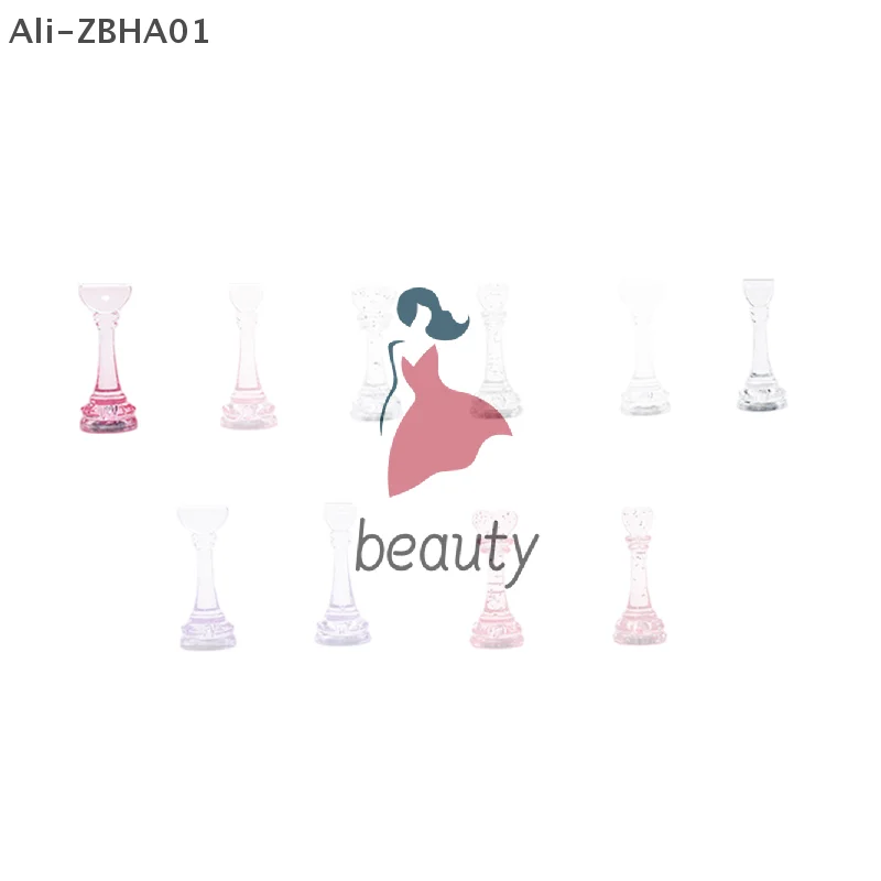 Présentoir d'ongles de manucure, 1 pièce, outil pour Salon, support d'ongles en acrylique, supports de pointes en forme d'échecs, bricolage, formation magnétique