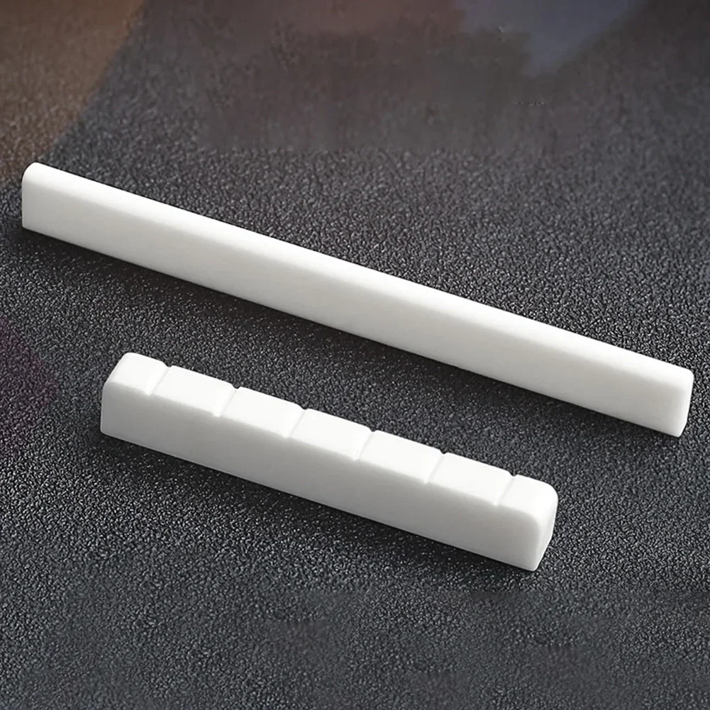 Durable Practical Useful High Quality Guitar Nut White 52mm 6 String 80mm Bridge Classical Guitar Guitar Saddle