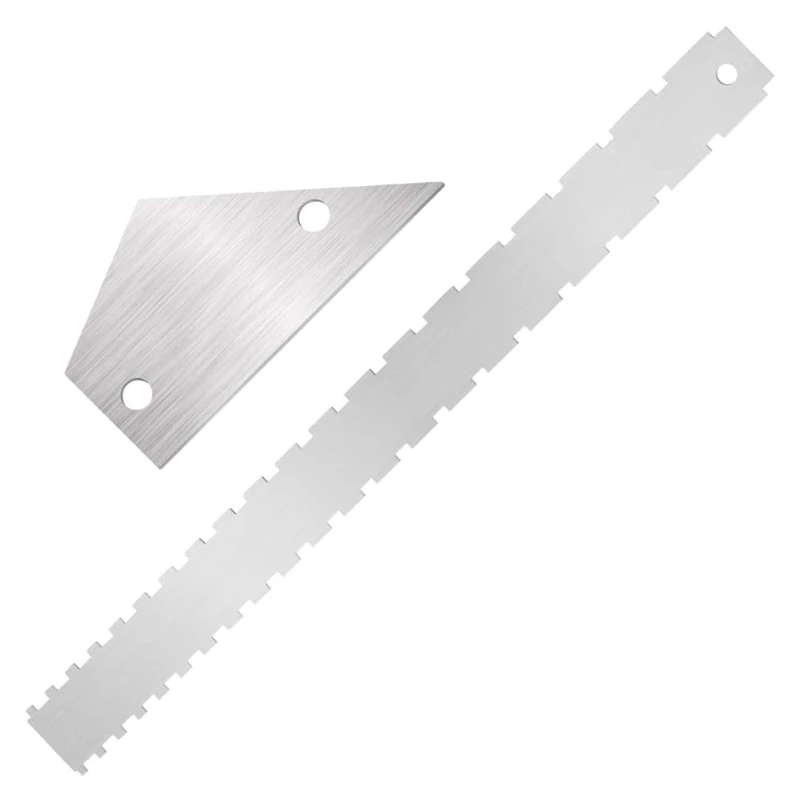 Guitar Neck Notched Straight Edge Ruler Stainless Steel Guitar Fret Leveling Ruler Fret Guitar Level Luthier Tool