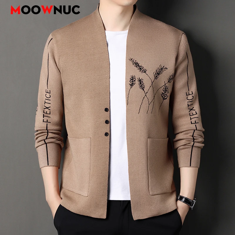 

Cardigan Autumn Men's Clothing Male Sweater For Men Fashion Men's Sweat-shirt Knit Casual Hombre Warm Solid Spring Streetwear