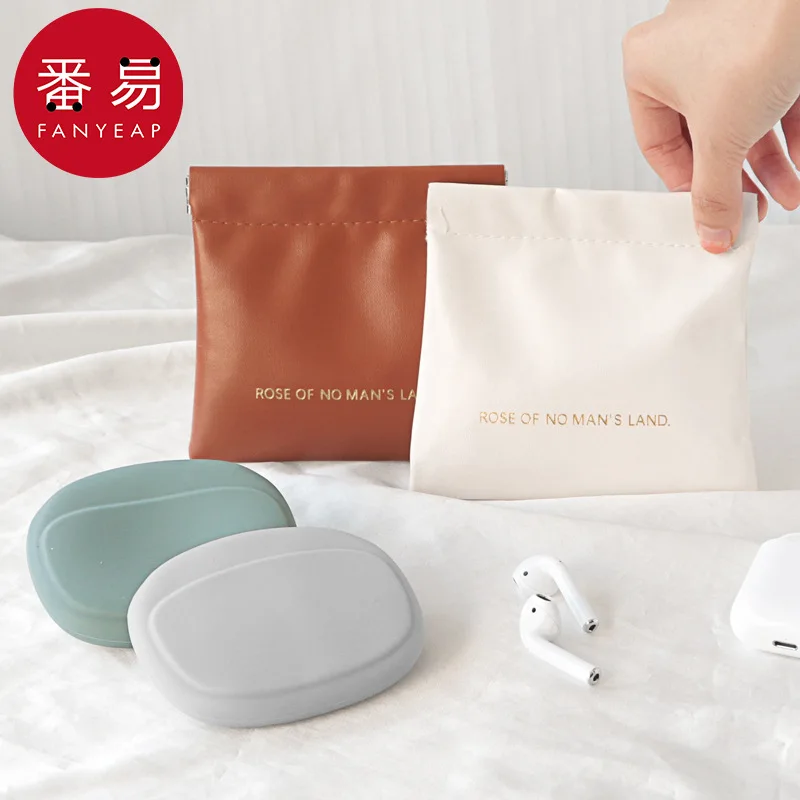 Storage bag/earphone B1-charging cable, data cable, automatic tight closure, change bag storage, sorting pocket
