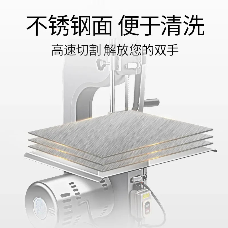 For Chuangbiao Commercial Benchtop Electric Bone Sawing Machine Chopping Sheep Beef Ribs Cutting Frozen Meat Bone Sawing