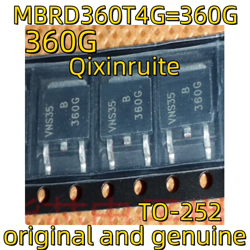 Qixinruite Brand new original AOD5B65MQ1E=5B65MQ1E MBRD360T4G=360G TO252 Schottky diode chip