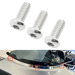 Motorcycle Accessories Bolts Motcross Windshield Trim Torx Screw Bolts Kit For Harley Touring Electra Glide Tri Glide 1994-2013