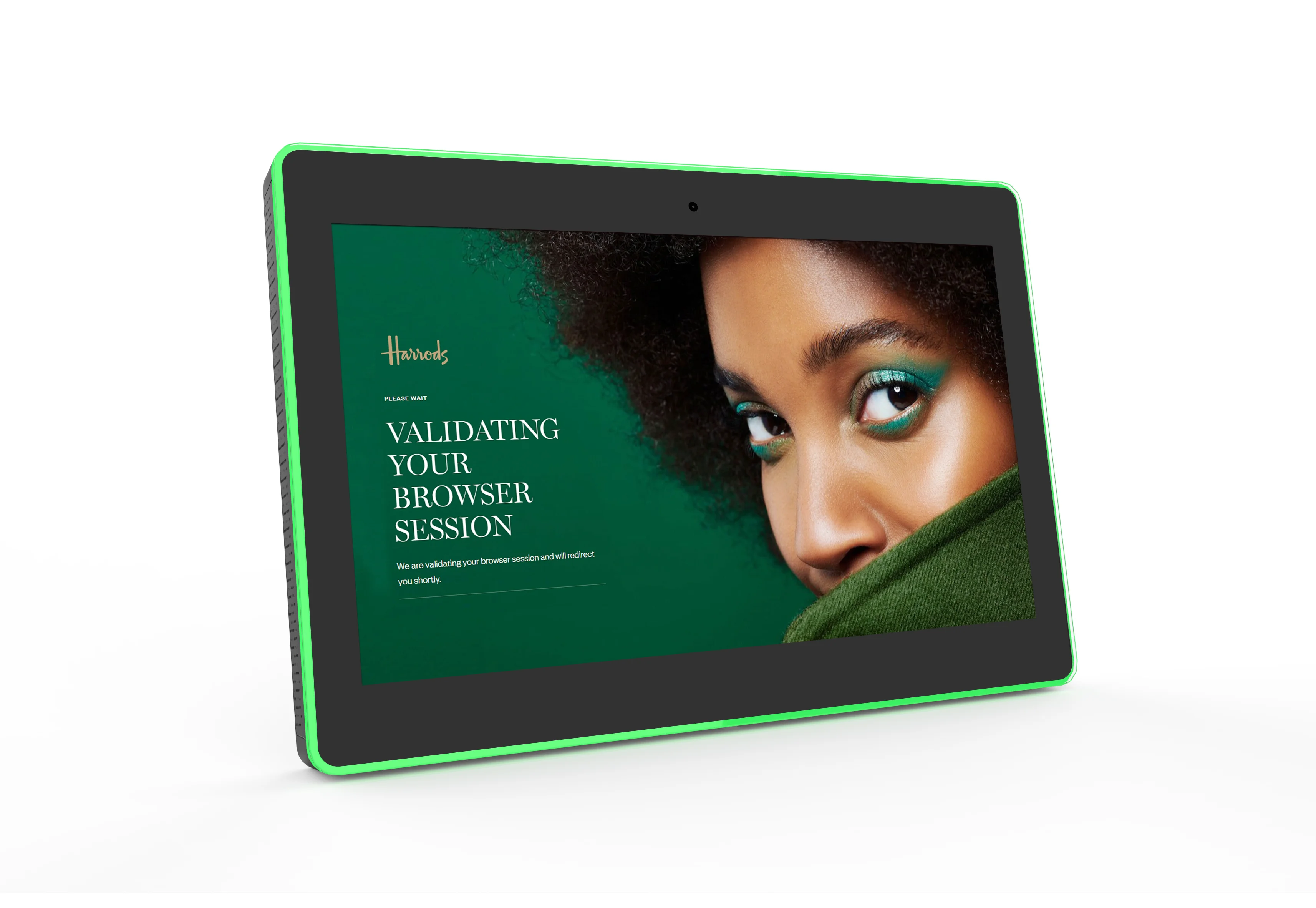 15,6 polegadas RK3399 tudo em um Android 10 Tablet PC com barra de luz LED de 4 lados