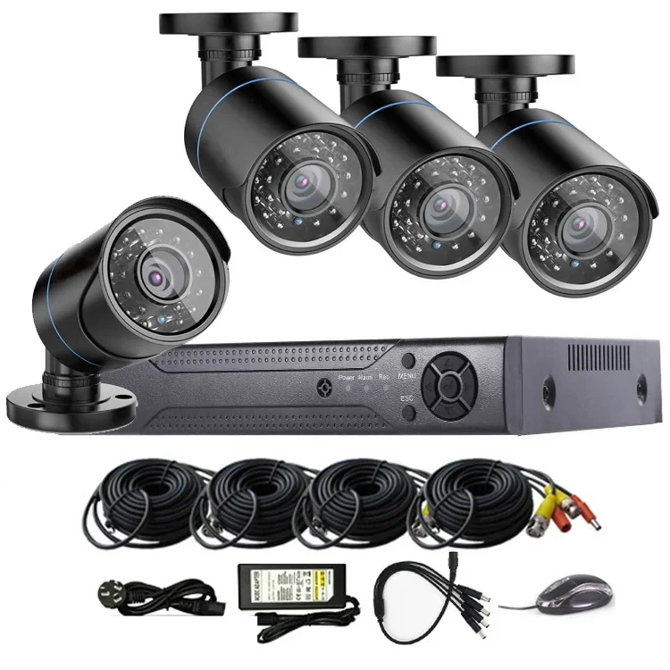 

Hot Sale! 4ch H.264 4MP Economic DVR System Security Recordable Camera CCTV Kit