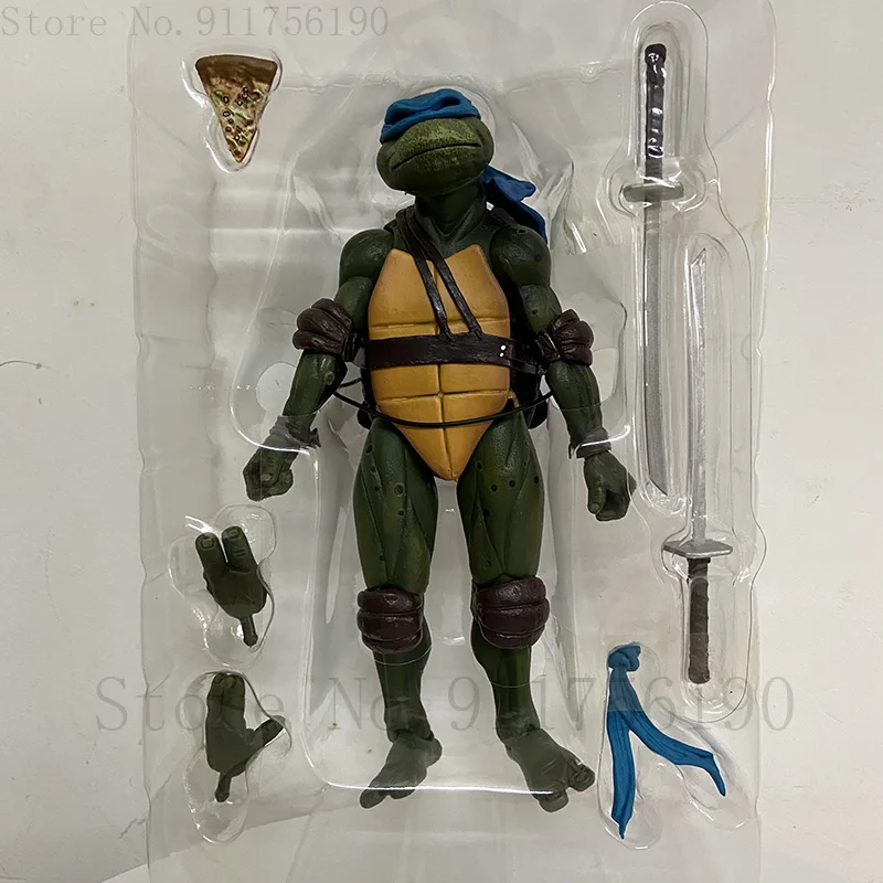 Film NECA Mutant Ninja Turtles Actionfigur Raphael Donatello Michelangelo Leonardo Shredder Krang Figuren Spielzeug – Detail 20