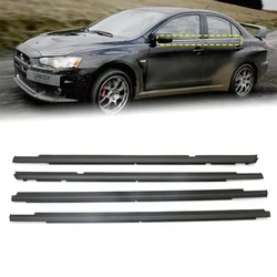 For Mitsubishi Lancer CY CX / Fortis Evo CZ 5727A005 Window Outer Weatherstrip Side Door Glass Rubber Belt Moulding Trim Sealing