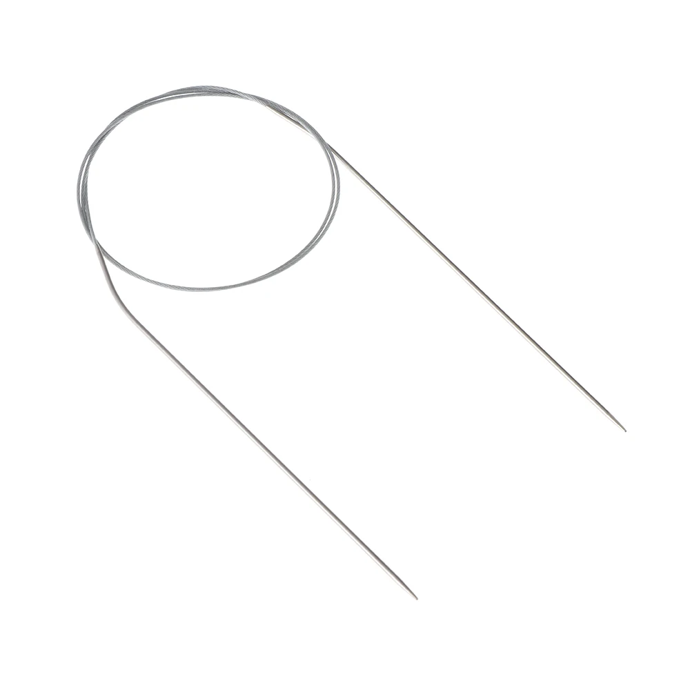 

80cm Circular DIY Crafts Stainless Steel Knitting Needles Sewing Pins Crochet Hook Needlework Supplies