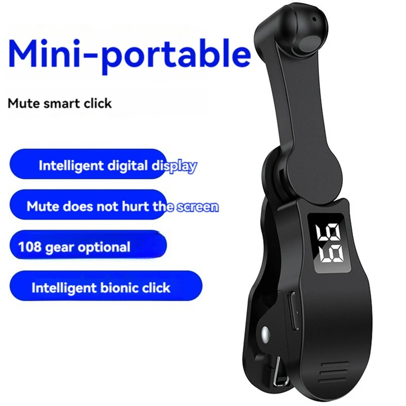 Smart Phone Auto Clicker, Phone Screen Clicker For Video Live Streaming Fast Click Simulation Finger Continuous Click