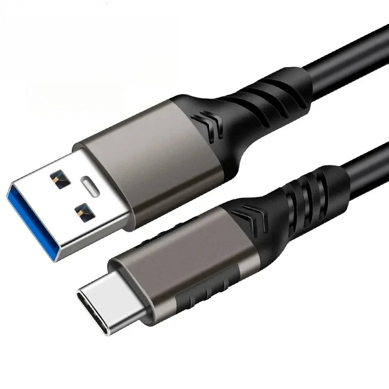 USB 3. 2 A 타입에서 C 타입으로 60W 고품질 고속 충전 예비 케이블 10Gbps SSD 코드 QC 3.0 차량용 충전 하드 드라이브 데이터