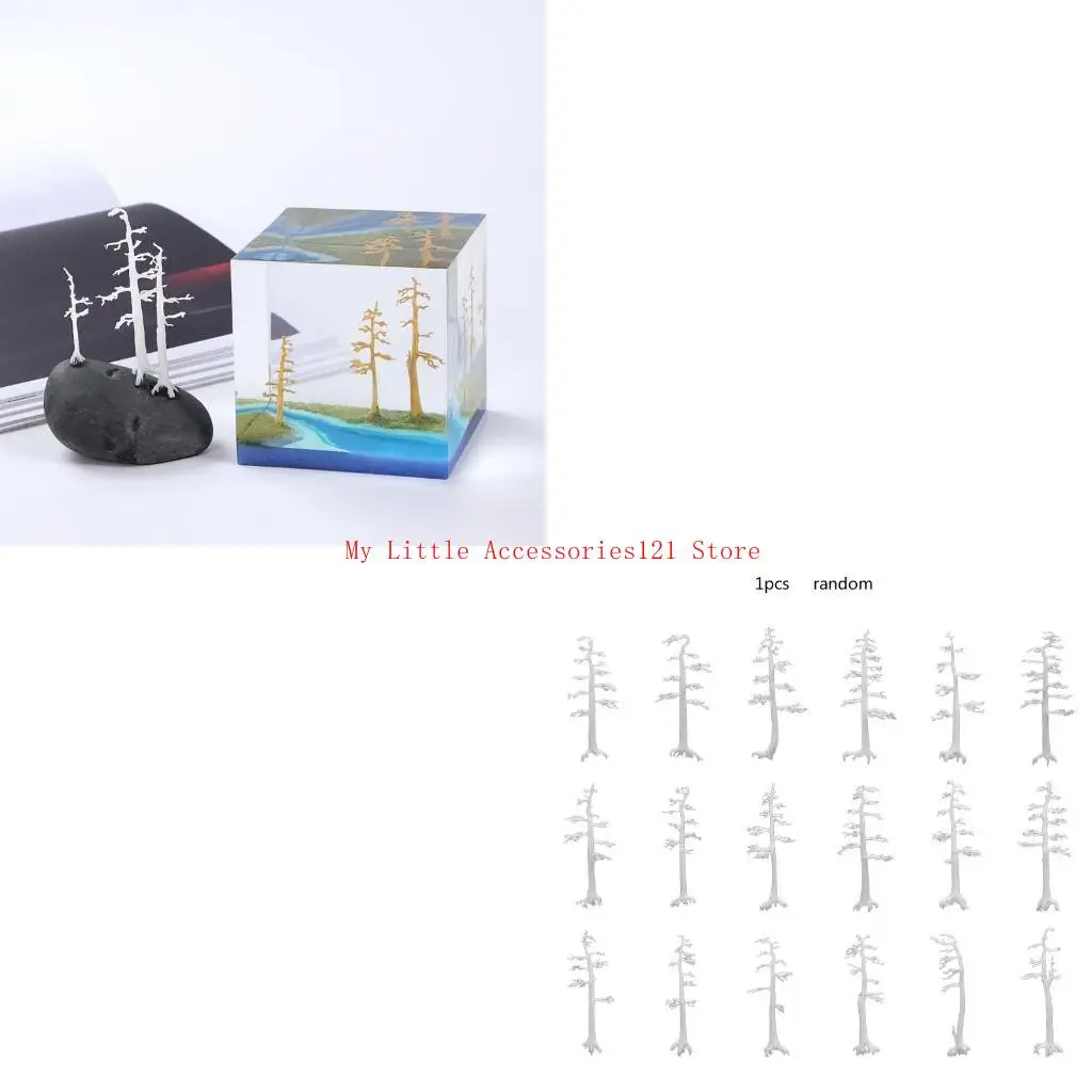 

4/5/6/7/8/9cm Mini Micro-field Landscape Tree Resin Tree Model Stereoscopic Tree Table Decoration Home DIY Tool